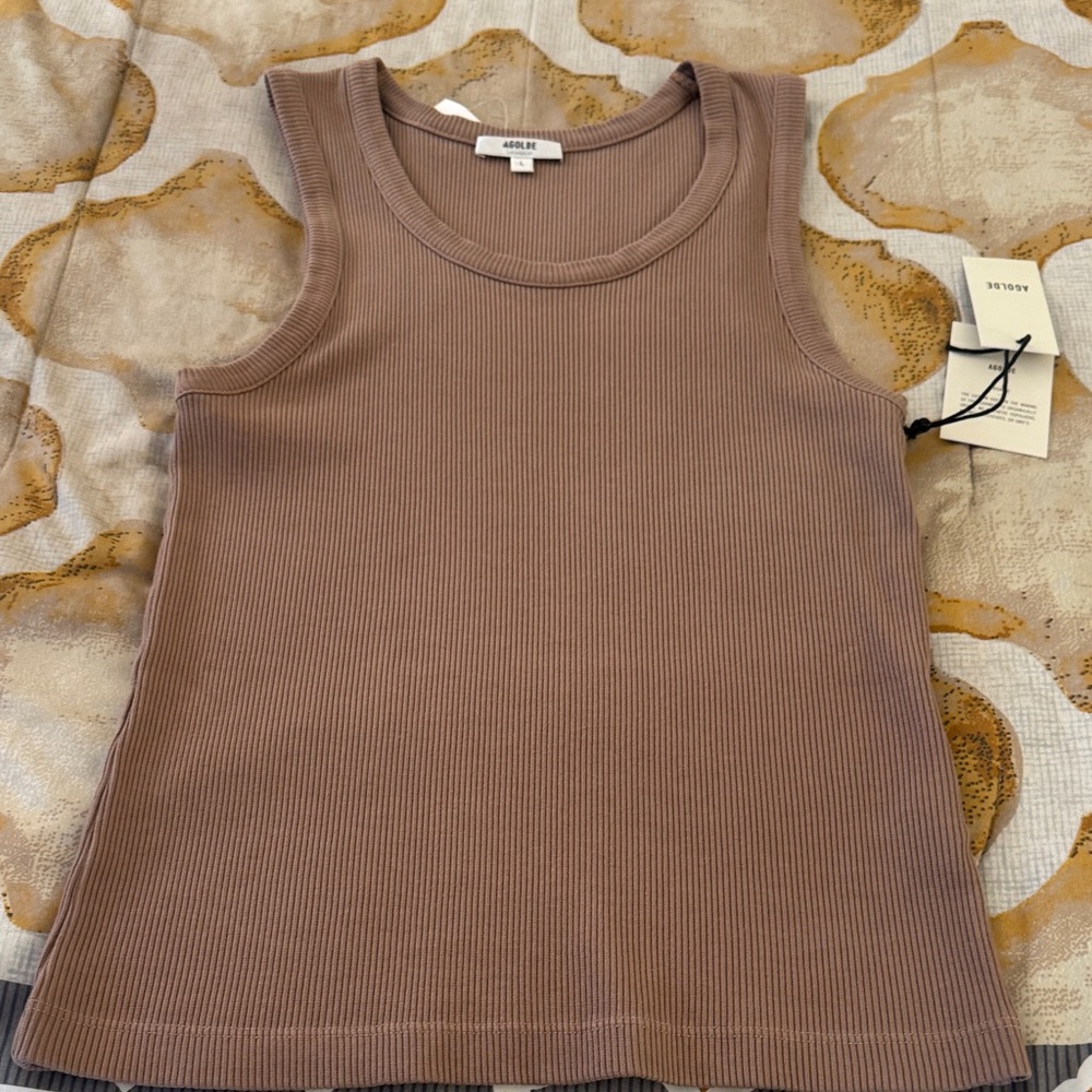 NWT Agolde Poppy Tank Top - Size Large